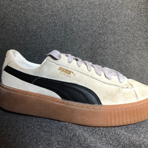 puma cream shoes